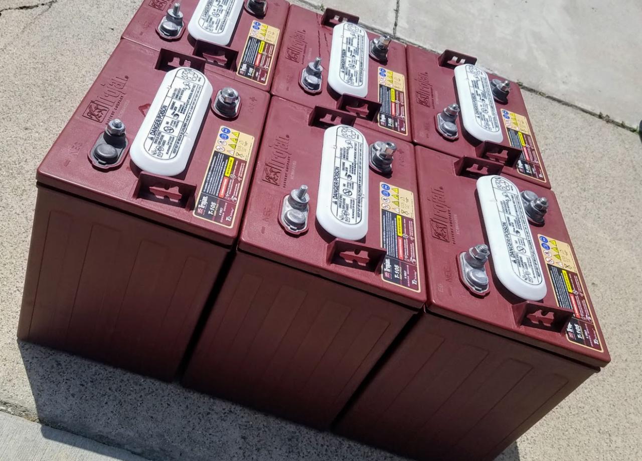 12 volt golf cart batteries