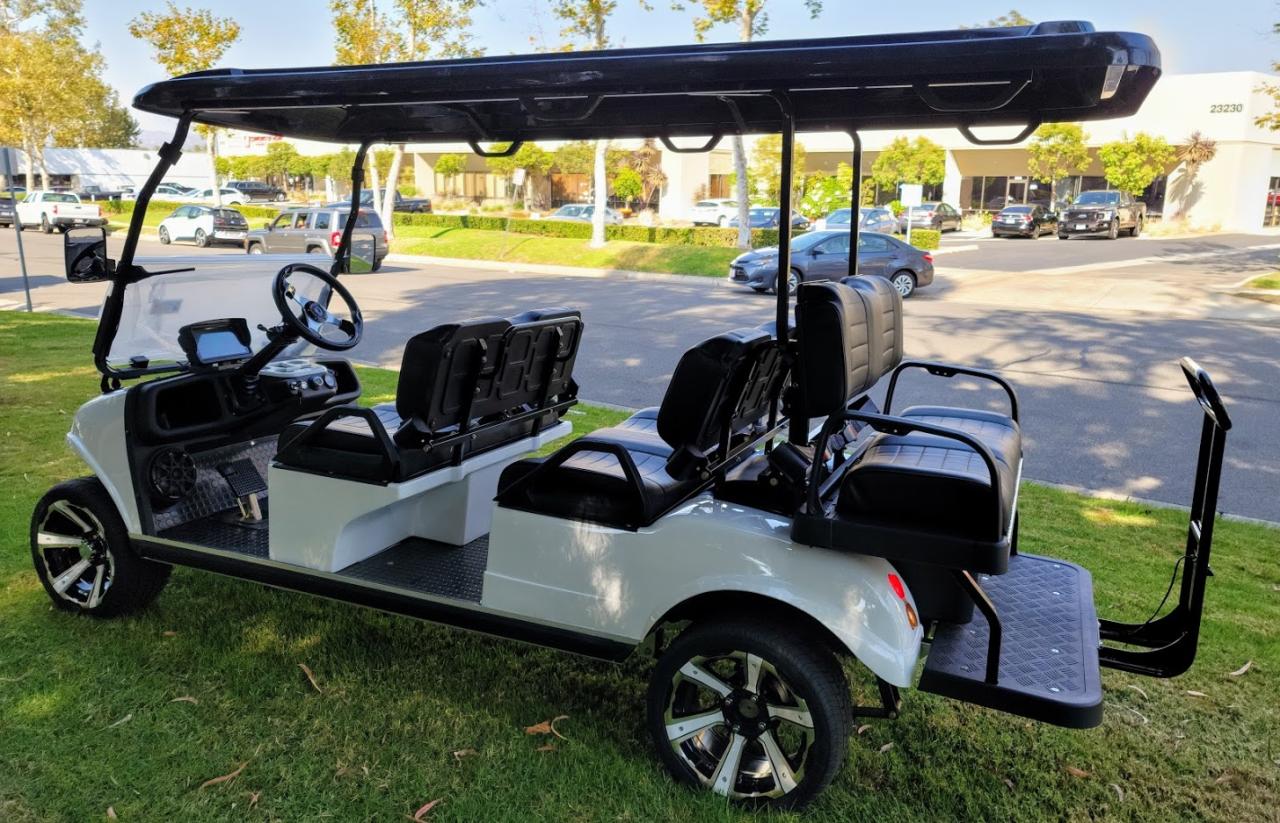 Evolution 6 seater golf cart