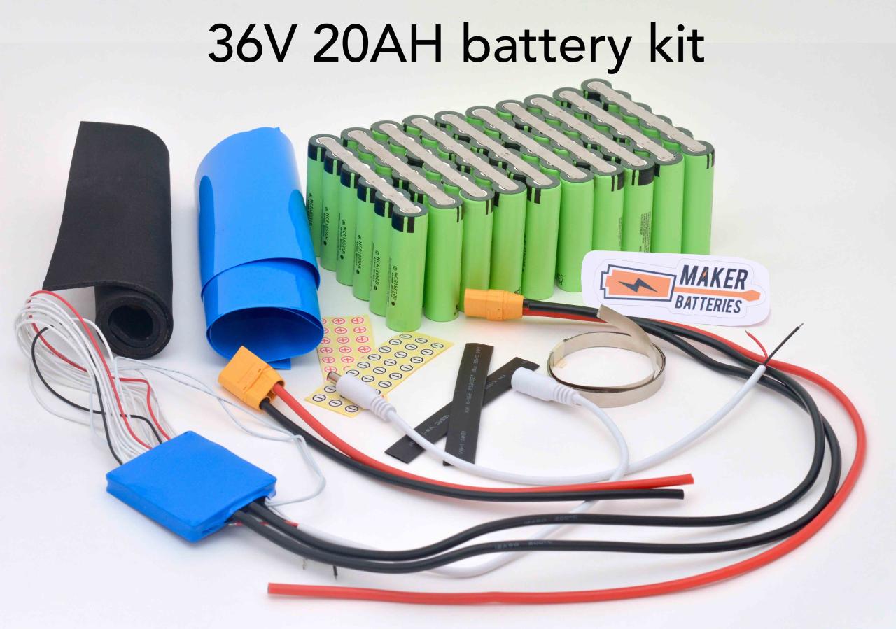 How to build a golf cart battery with 18650 batteries