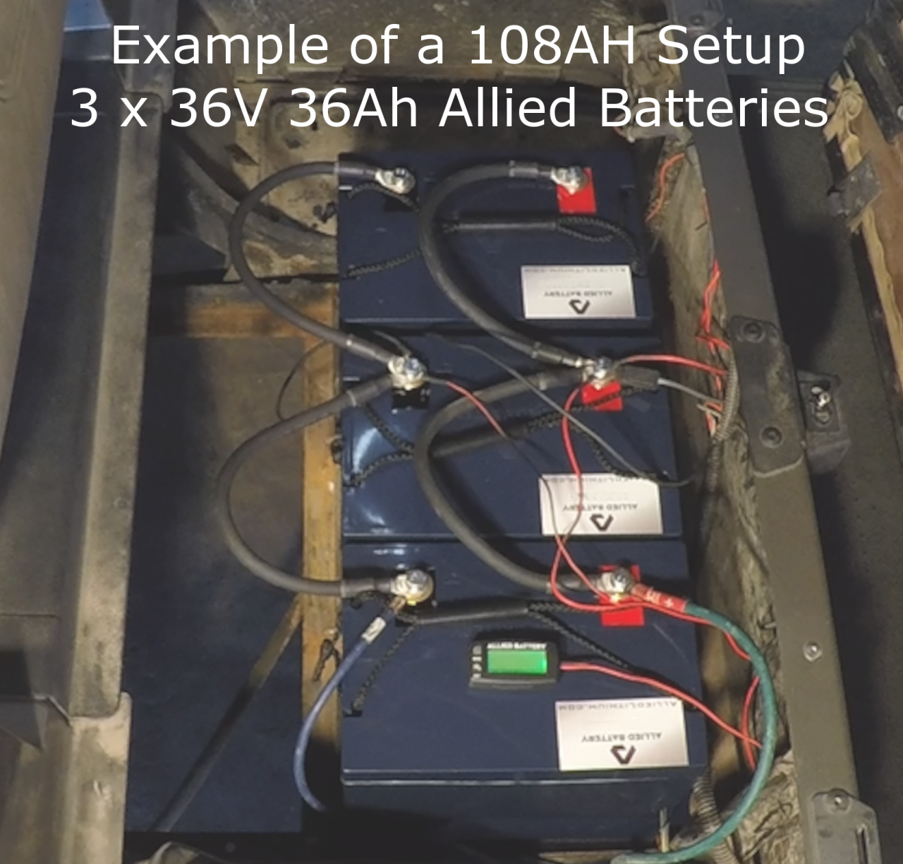 Cart batteries battery configuration golfcartresource