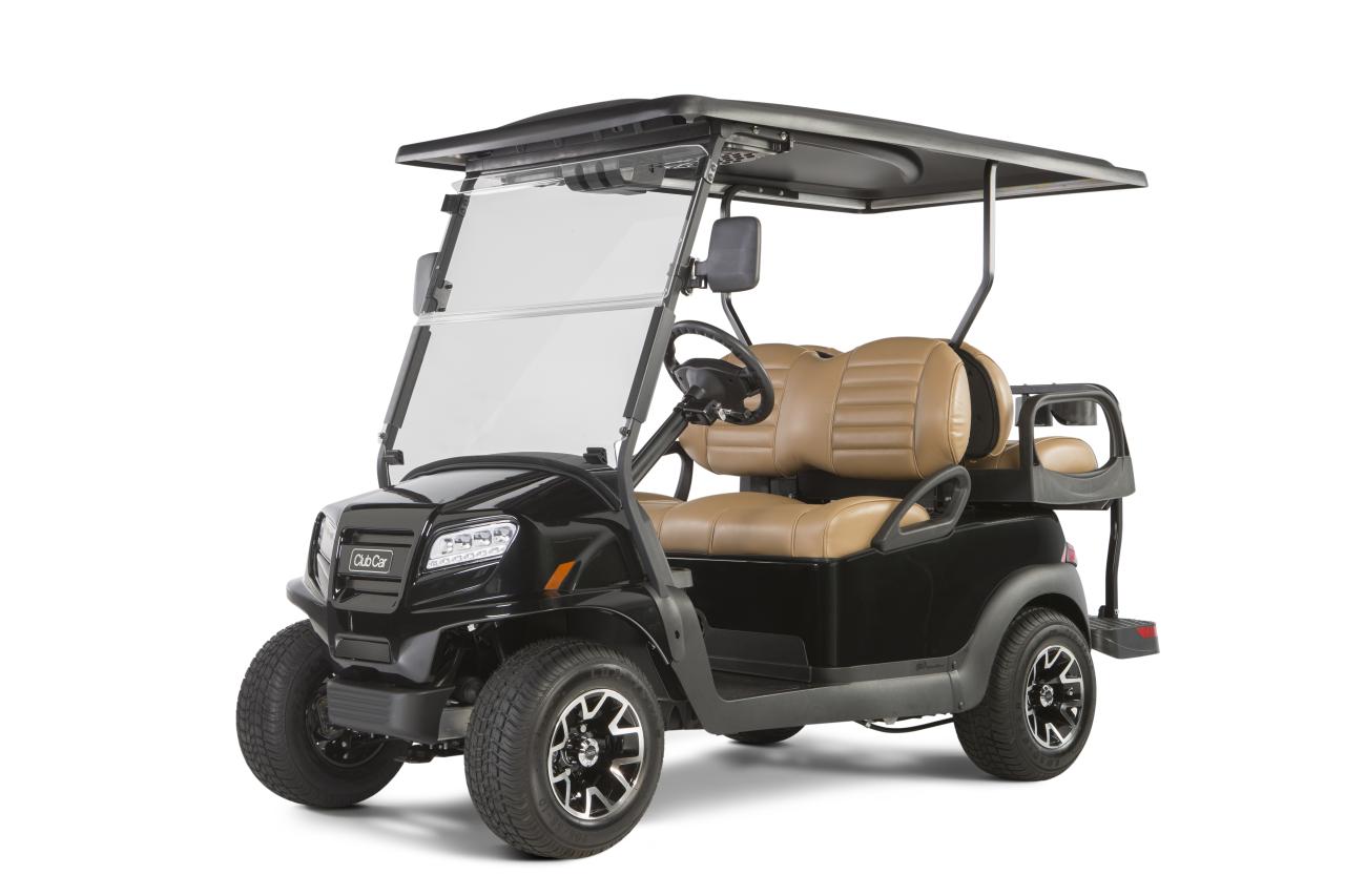 Golf cart car club facing forward passenger precedent seater carts villages gilchrist cars garages 13t12 florida fb