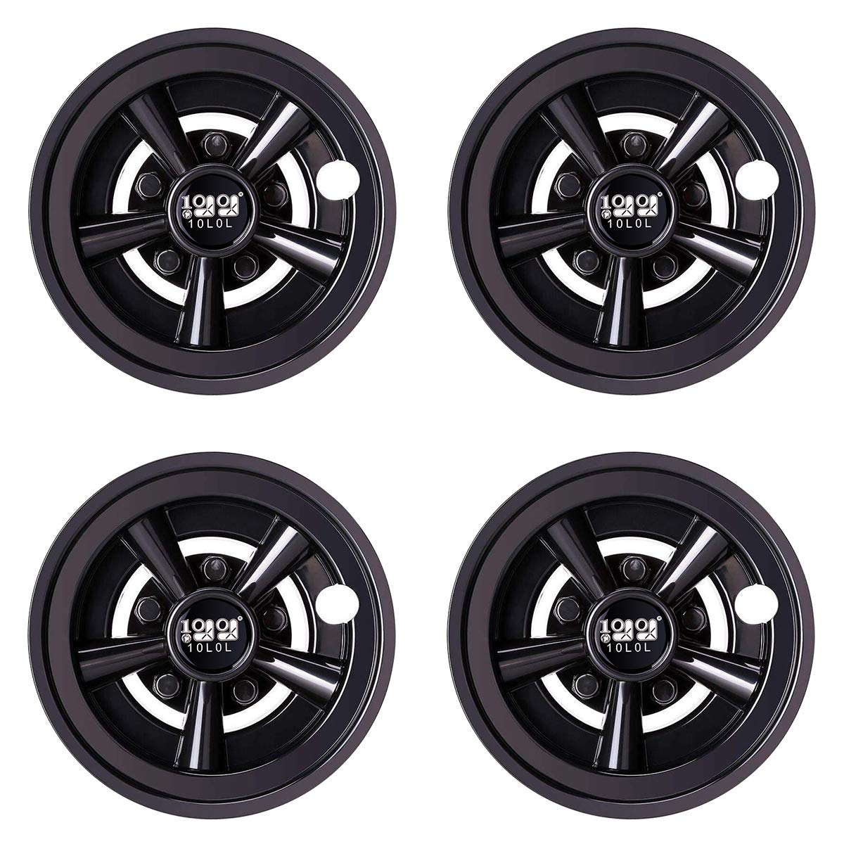 Golf cart wheel covers hub set carts caps