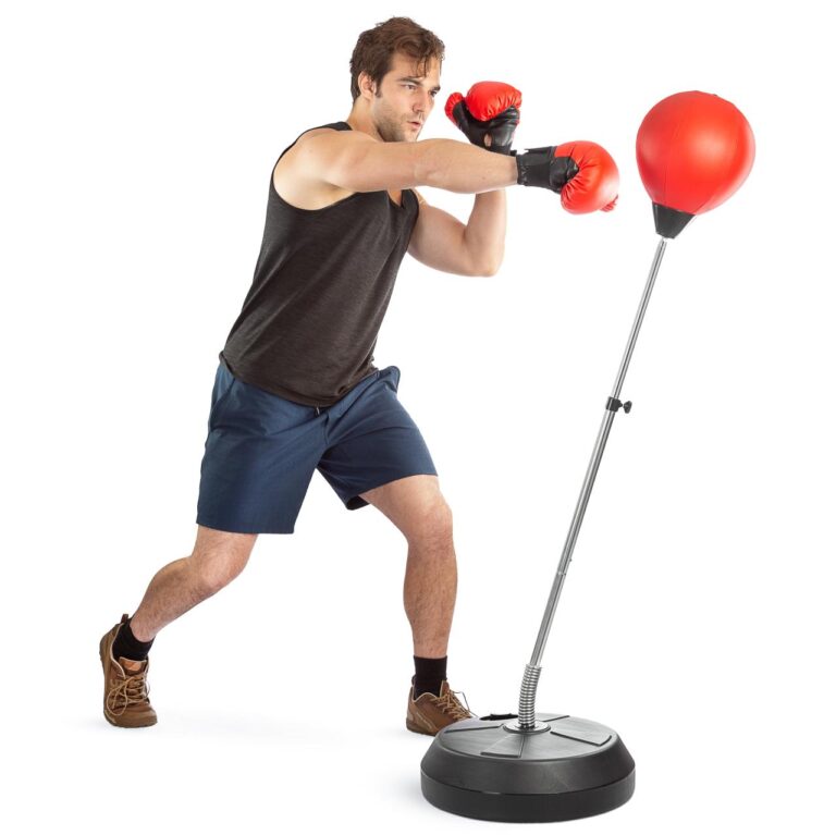 Golf cart punching bag