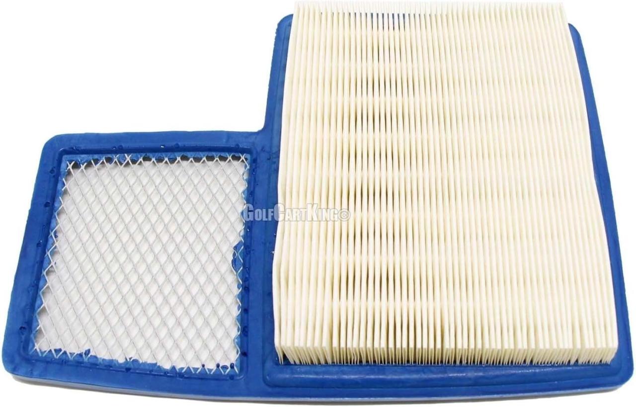 Yamaha golf cart air filter is clean