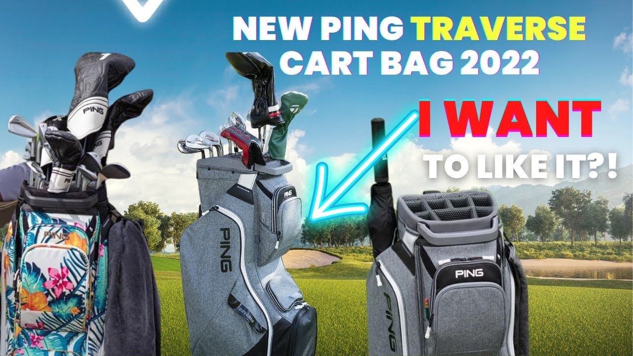 Ping golf traverse cart bag