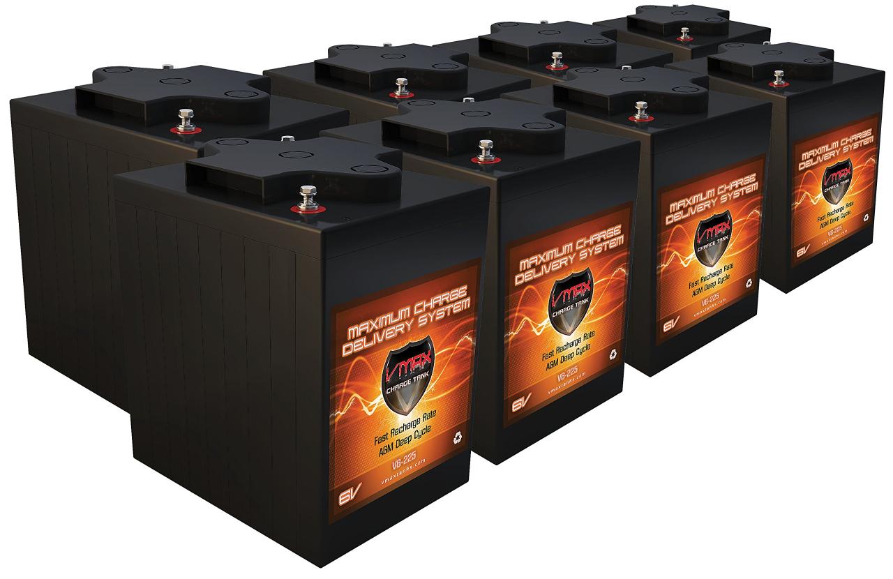 6 volt golf cart batteries