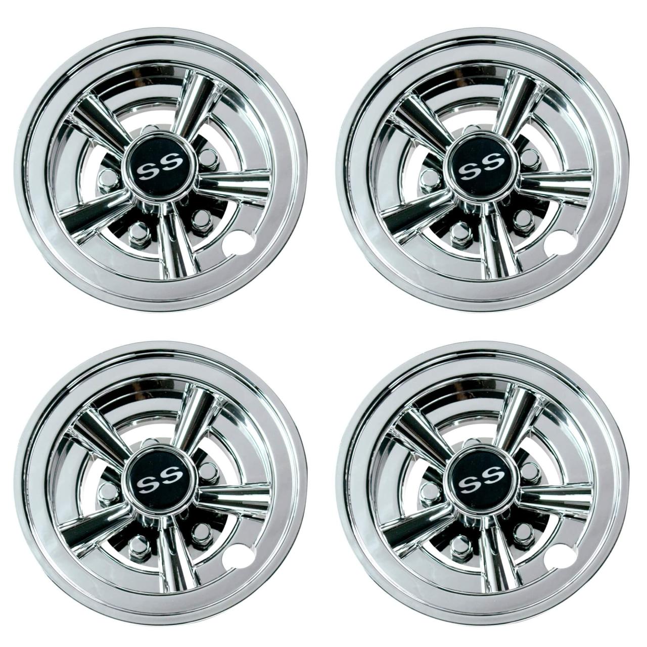 Golf cart wheel covers hubcaps