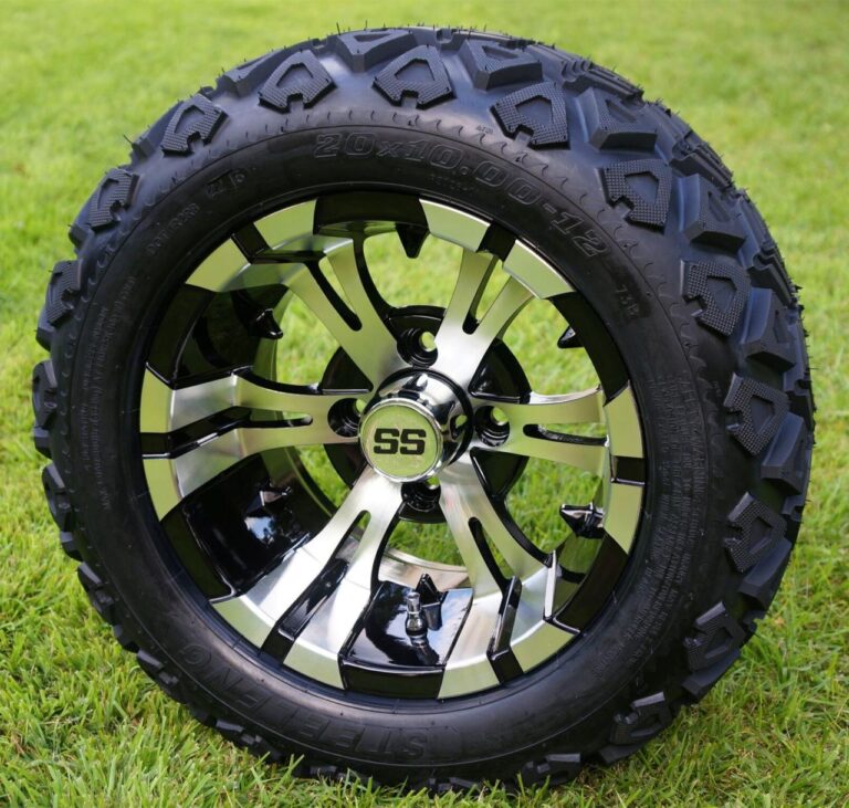 Golf cart rims and tires