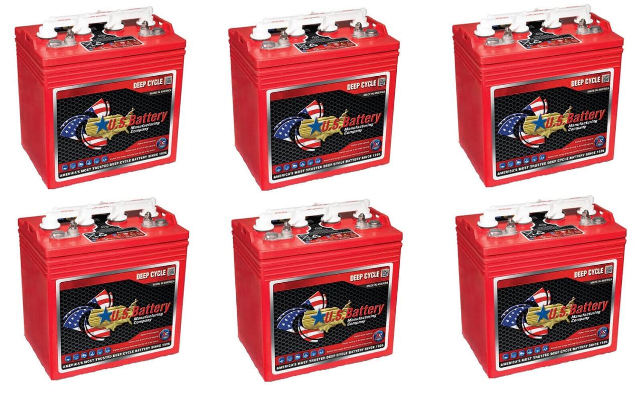 8 volt golf cart battery