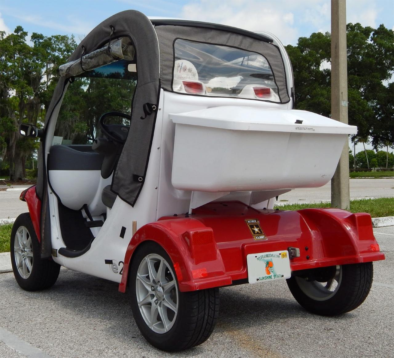 Golf gem cart polaris e2 sale luxurious 72v powered carts