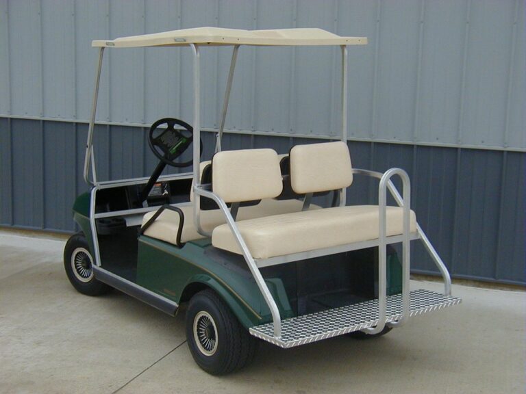 Back seat club car golf cart