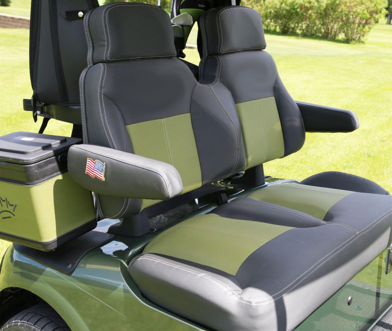 Golf cart seats