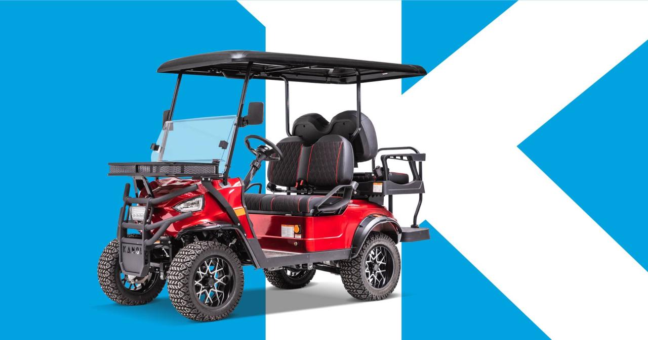 Kandi electric golf carts