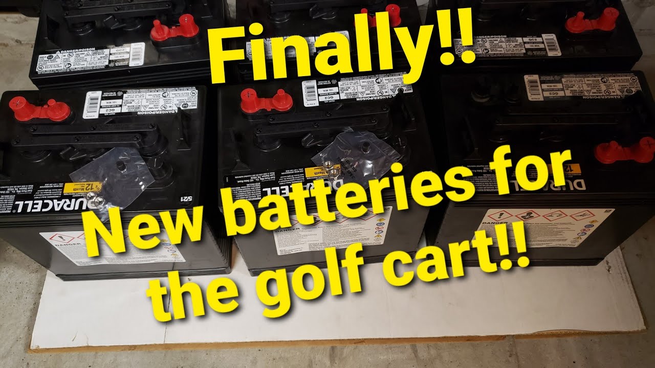 Ezgo golf cart battery