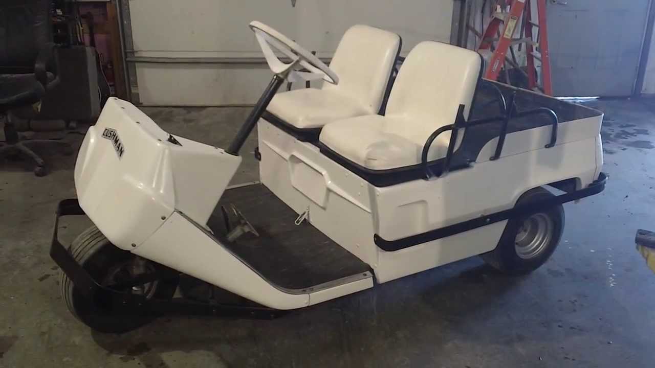 Vintage cushman golf cart