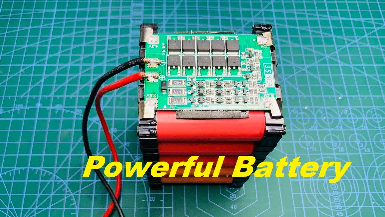 How to build a golf cart battery with 18650 batteries