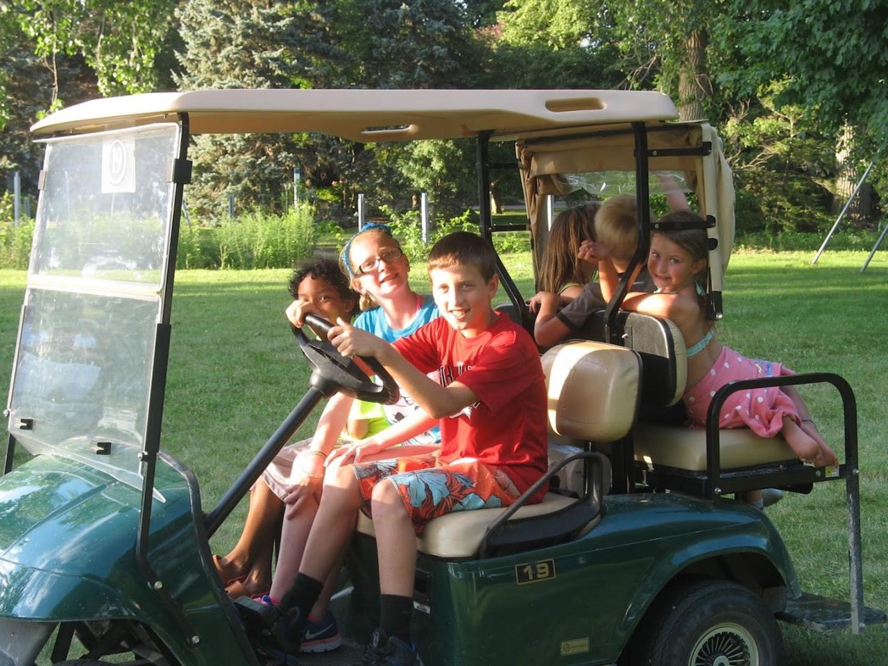 Golf cart for kids